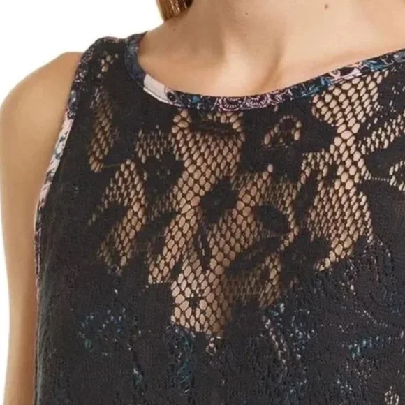 Free People Count Me In Trapeze in Black Combo - Picture 4 of 6